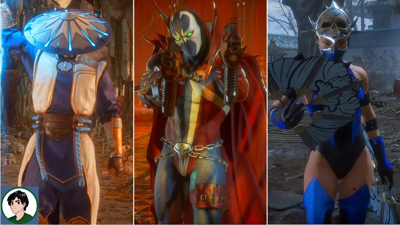 Mortal Kombat 11 - Когда комбатанты насмехаются над тобой (мод камеры) MK11 Все насмешки