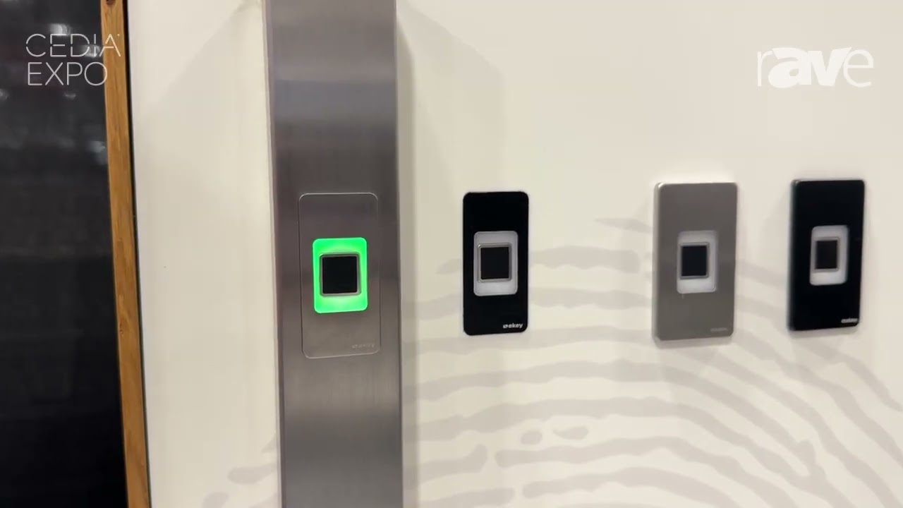 CEDIA Expo 2024: ekey biometric systems Demos Finger Scanner for Individualized Smart Home Control