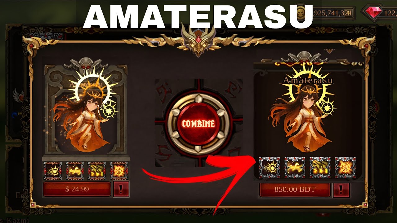 PURCHASE HERO - AMATERASU || EPIC HEROES WAR 