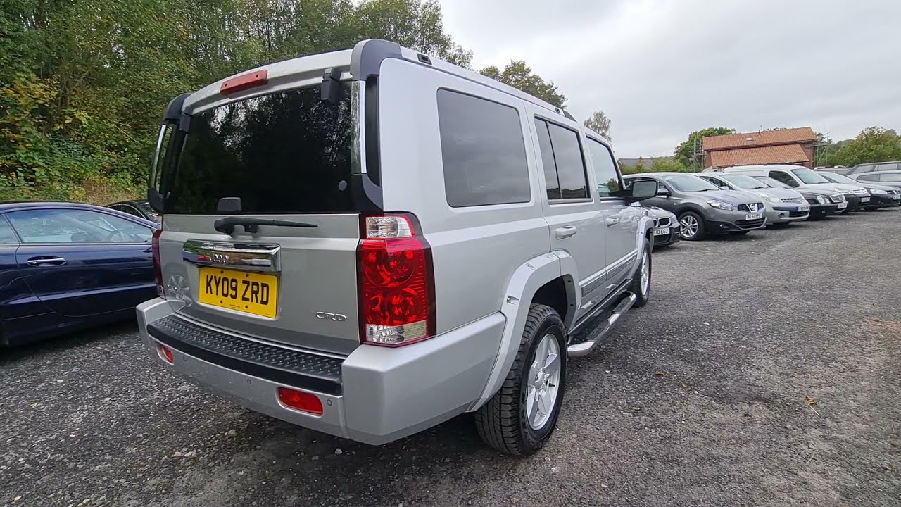 2009 JEEP COMMANDER 3.0 CRD LIMITED huge spec 7 seat 4x4 walk around virtual viewing  and review