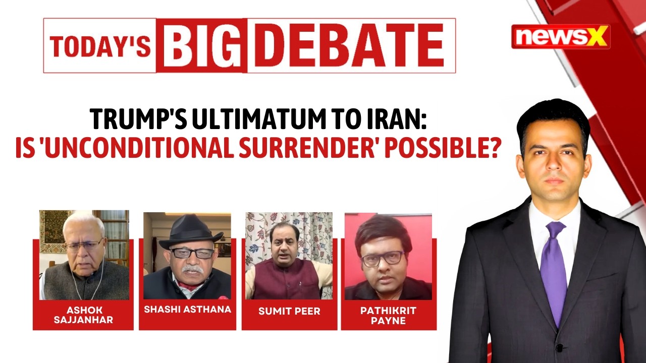 Trump Demands Unconditional Surrender | Is U.s Using Kurdish Push Against Iran? | NewsX