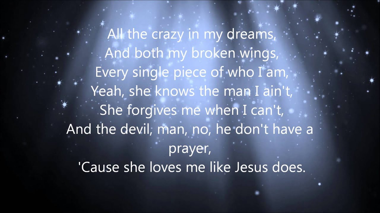 Like Jesus Does by Eric Church (Lyrics) (HD)