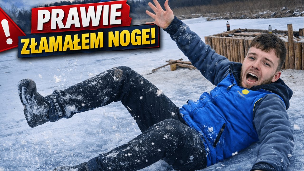 PRAWIE ZŁAMAŁEM NOGĘ!😱 (DRUGI DZIEŃ BUDOWY POMOSTU)