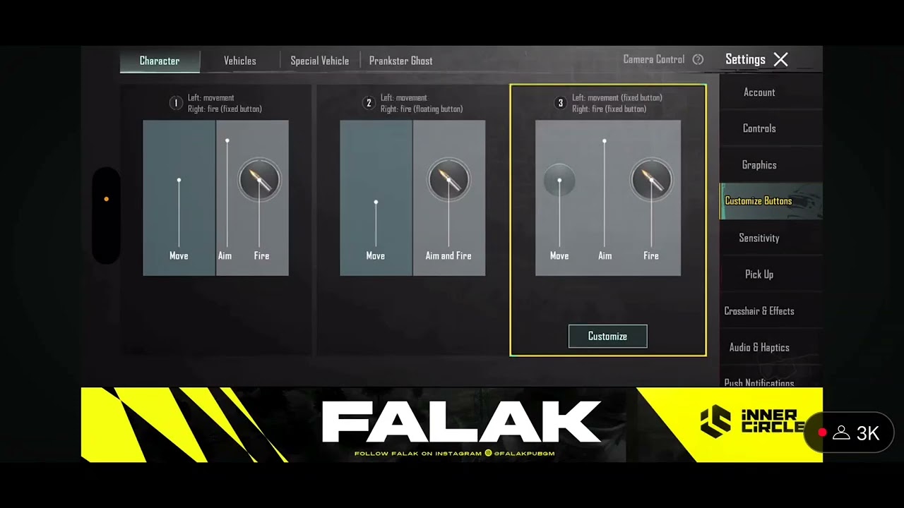4T  FALAK REVEALED HIS BASIC SETTING SENSITIVITY AND CONTROL TODAY LIVE STREAM