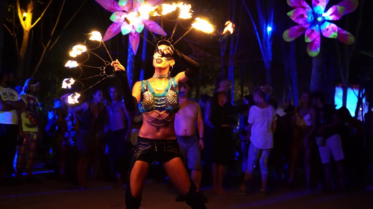 Fireshow at Jungle Experience, All Stars @Koh Phangan 2018
