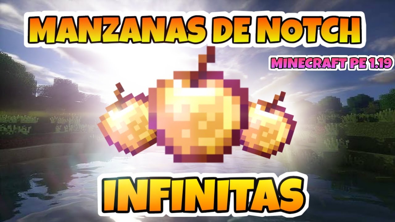 💎 COMO TENER MANZANAS DE NOTCH INFINITAS 💎 | Super Apple Adon 🍎| Minecraft 1.18 +