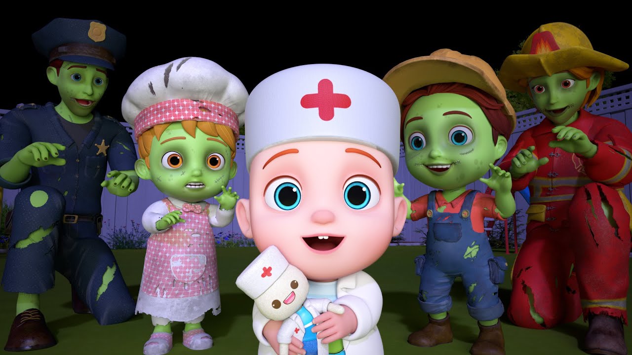 Zombie Is Coming Song | Zombie Finger Family | Boo Kids Song & Nursery Rhymes