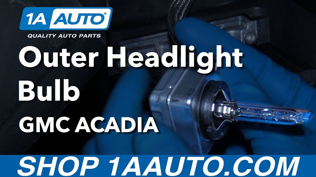 How to Replace HID Headlight Bulb 07-16 GMC Acadia