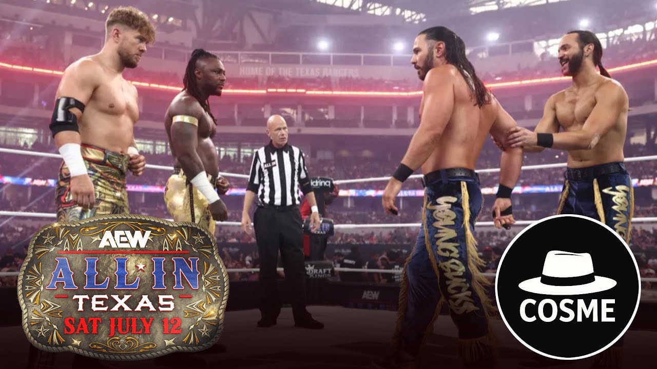 Will Ospreay & Swerve Strickland vs The Young Bucks. AEW ALL IN TEXAS Highlights