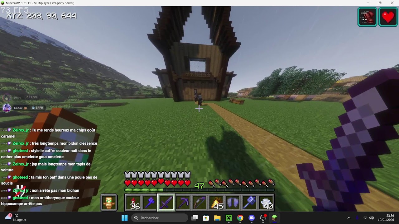 Live Minecraft FR