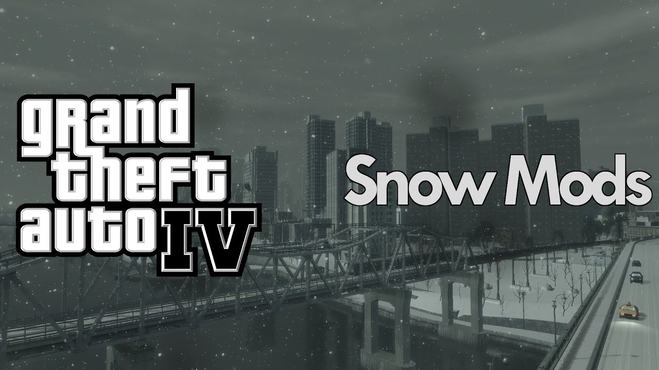 Моды GTA IV — Снег в Либерти-Сити