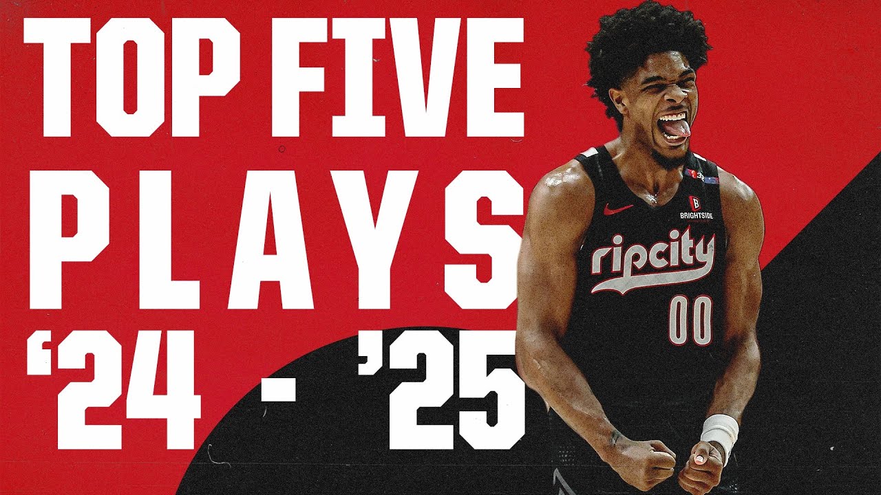 Top 5 Plays of 2024-25 NBA Season | Portland Trail Blazers