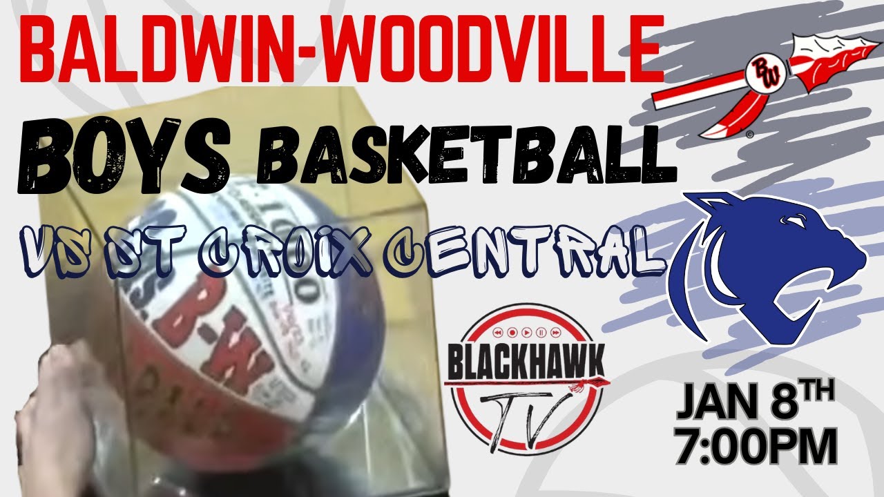 Baldwin-Woodville vs St. Croix Central High School Boys Basketball