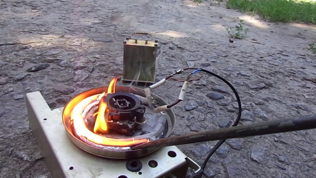 Эксперимент с ТЕНом электрочайника.