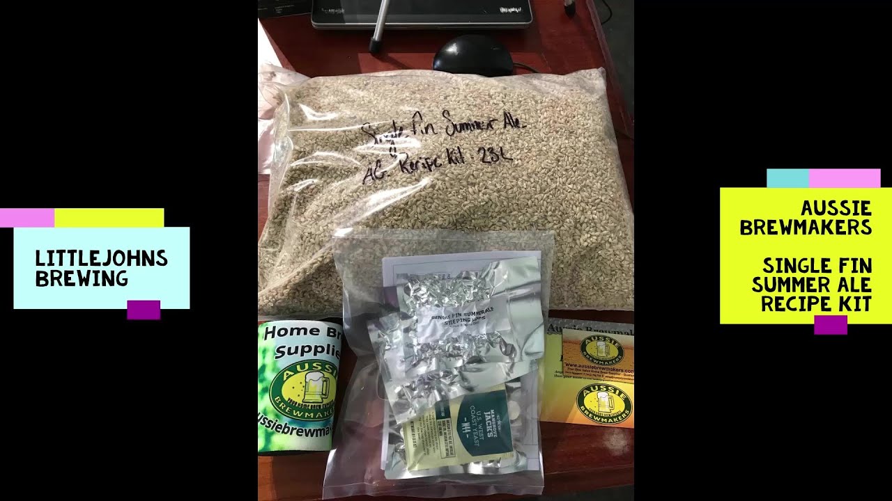 Aussie Brewmakers All Grain Kit. Single Fin. Brew Day. Brewzilla