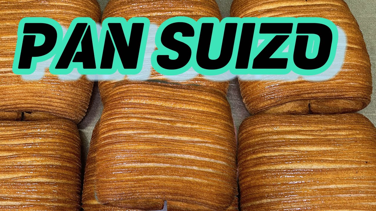 PAN SUIZO con crema pastelera y chips chocolate video completo