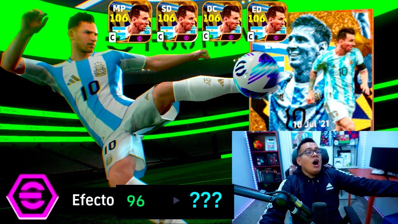 Я развиваюсь до уровня MESSI BIG TIME «Чемпион Кубка Америки 2021 года» до 106 | eFootball Mobile