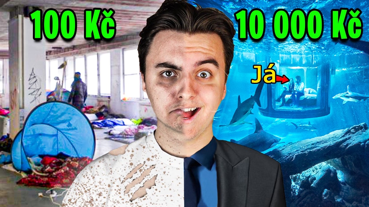 Hotel za 100 Kč vs. 10 000 Kč na Noc!