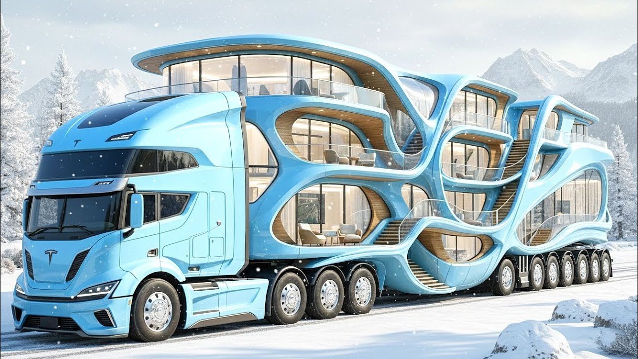 The $50M Tesla Mobile Mansion: Future of Luxury Living?