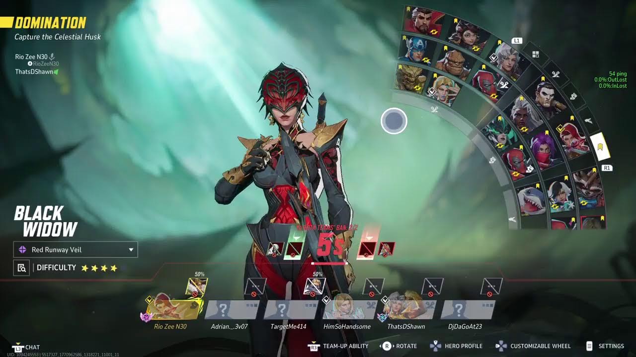 Marvel Rivals RANK with the BROS - LOSE = 10 REPS (Black Widow MAIN)