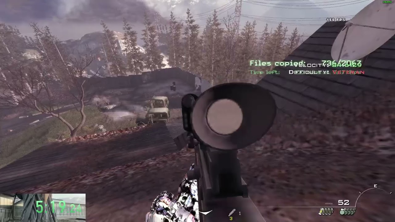 MW2 - Losse Ends Veteran World Record 10:40.52.