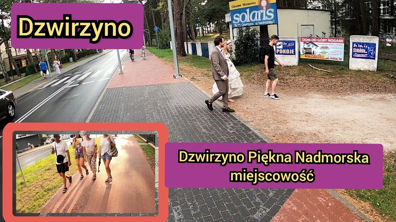 Dzwirzyno Sierpień przejazd przez całą miejscowość zobaczcie jak pięknie.
