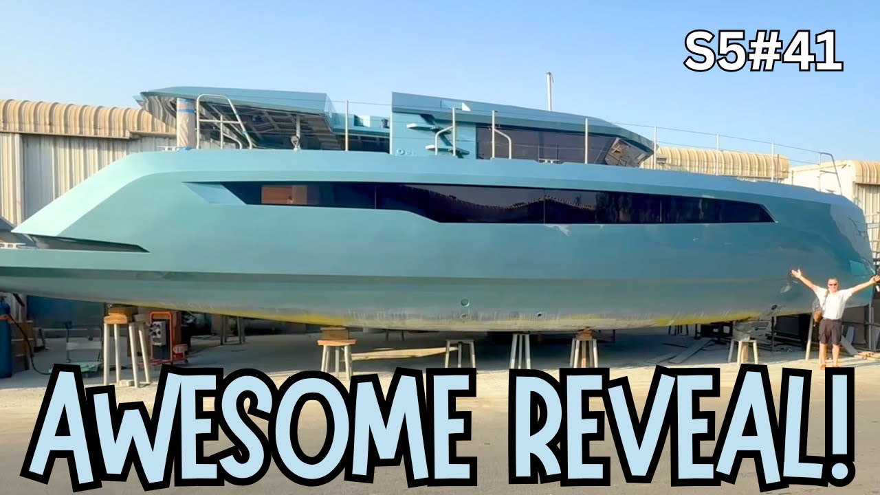 Portofino 52 Build Update - Aluminium Expedition Catamaran. S5#41