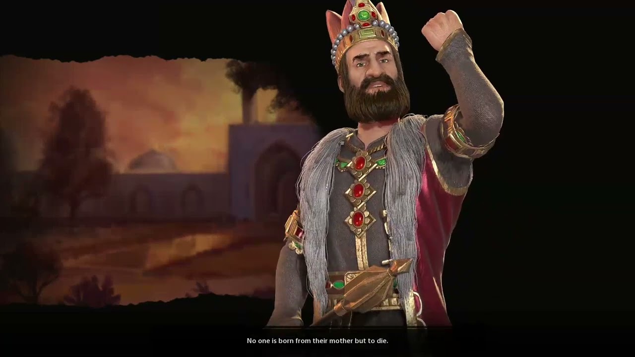 Sid Meier's Civilization VI - Nader Shah of Persia Animations