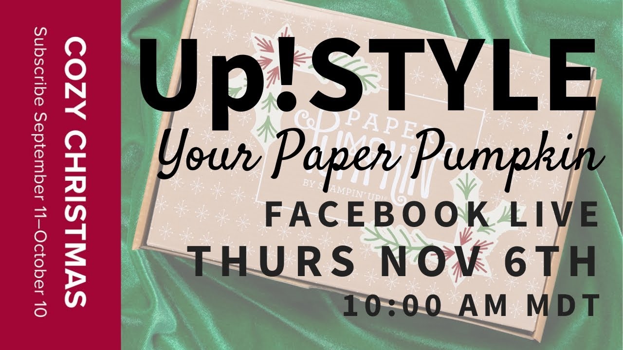 Up!STYLE Your Paper Pumpkin 