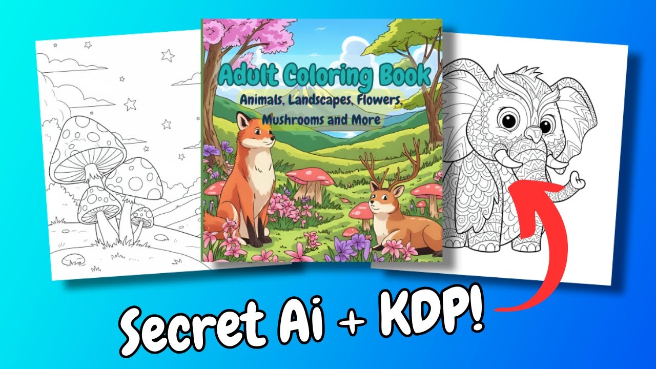 Everyone’s Using This Secret AI for KDP Coloring Books… Don’t Get Left Behind!