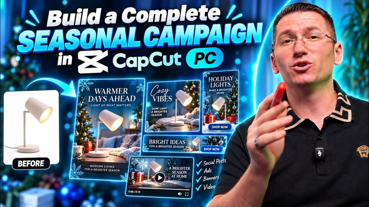 AI Video Editor: Build a Complete Black Friday Campaign in CapCut PC