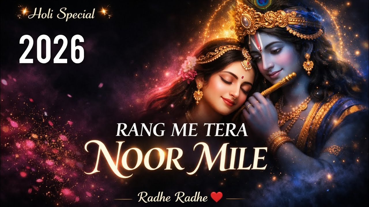 New song 2026|Rang Me Tera Noor Mile ❤️| Krishna bhajan Radha Krishna | Radhe Radhe Bass Drop Mix