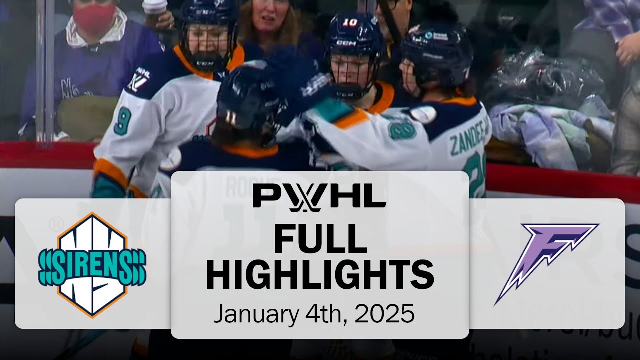 PWHL Highlights | New York Sirens vs. Minnesota Frost - January 4, 2025