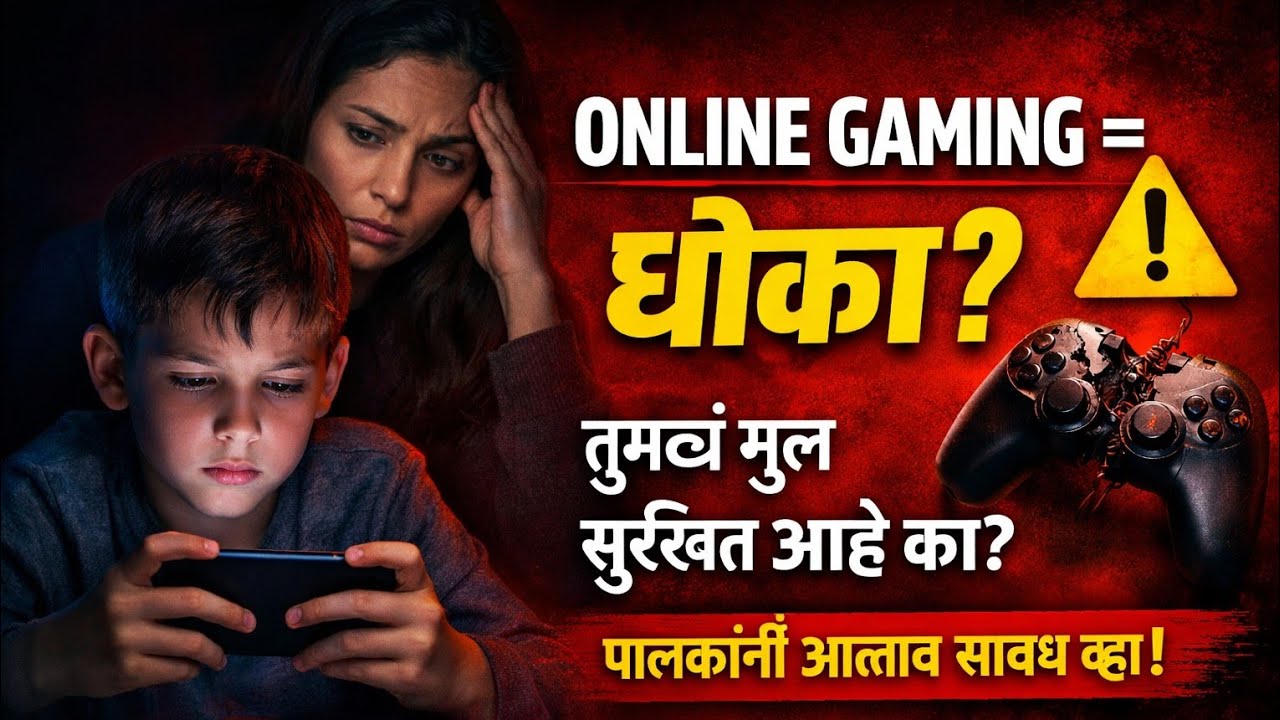 Online gaming पासून मुलांना लांब ठेवा! आजूबाजूला घडणाऱ्या गोष्टी उद्या आपल्या घरात सुद्धा होऊ शकतात🔥