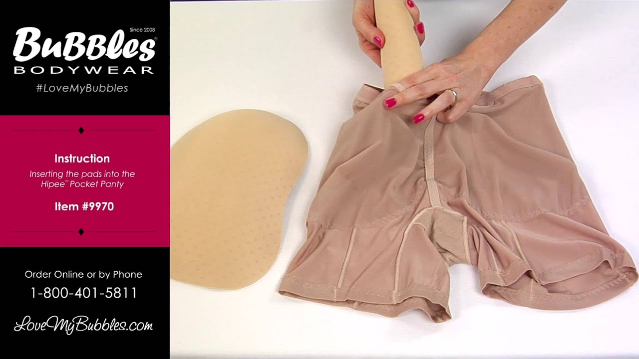 Inserting the Hip-to-Butt Pads into the Hipee
