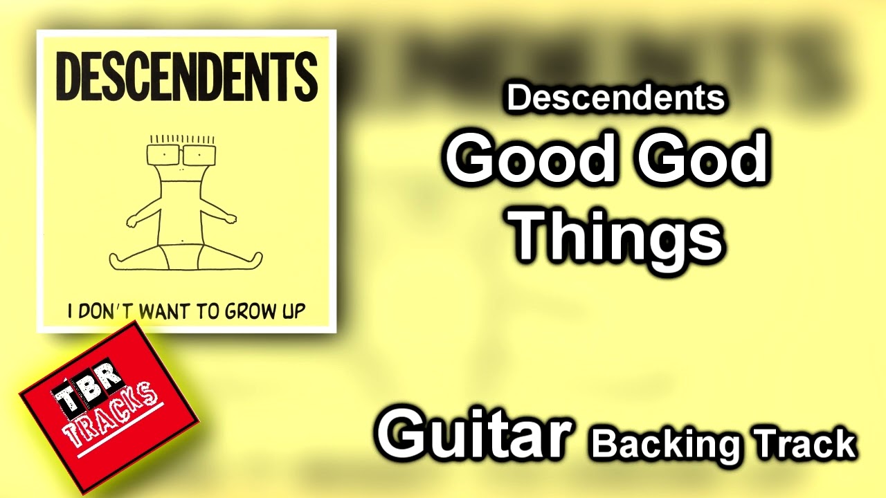 Descendents - Good Good Things - Guitar Backing Track With Vocals