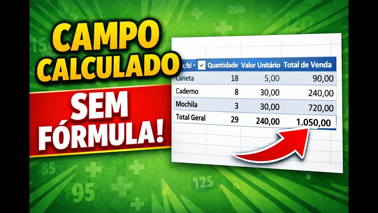Esse recurso do Excel vai mudar sua Tabela Dinâmica