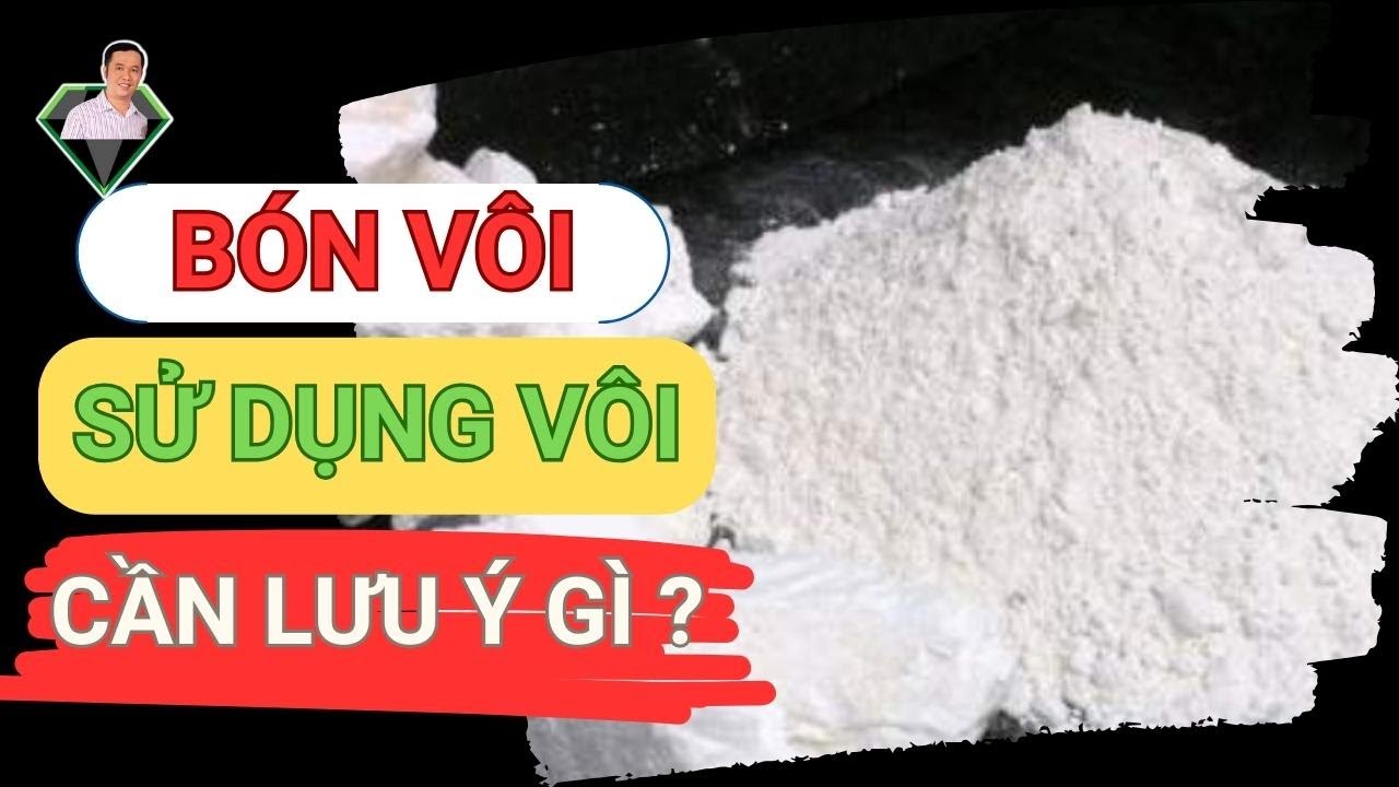 Bón Vôi Sử Dụng Vôi Cần Lưu Ý Gì? Sao Cho Đúng Cách? | Lương Hồng Sơn