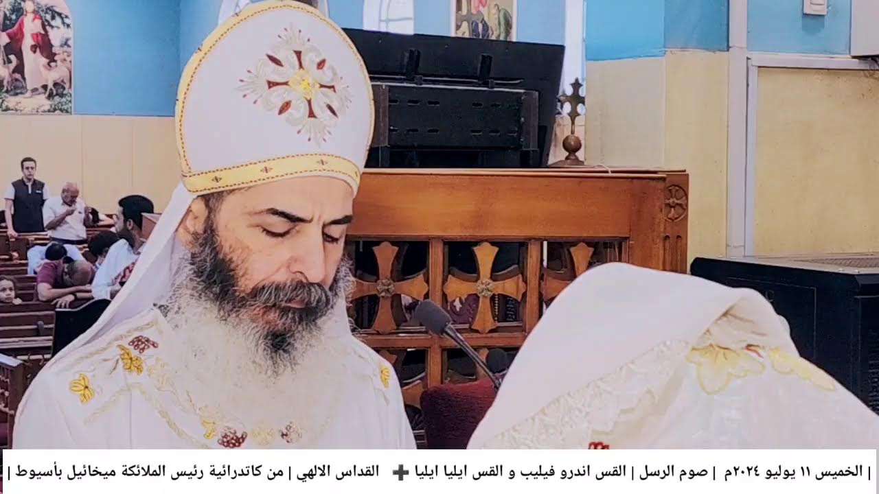 القداس الالهي | الخميس ١١ يوليو ٢٠٢٤م | صوم الرسل | القس اندرو فيليب و القس ايليا ايليا