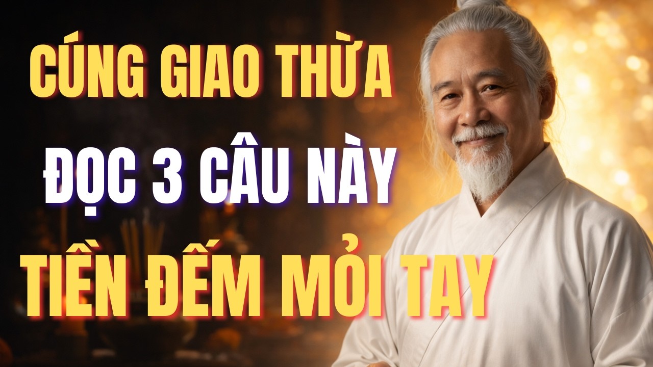 3 Câu Khấn Giao Thừa Khiến Tiền Bạc Cả Năm Trôi Chảy | Cổ Nhân Thuật Giải