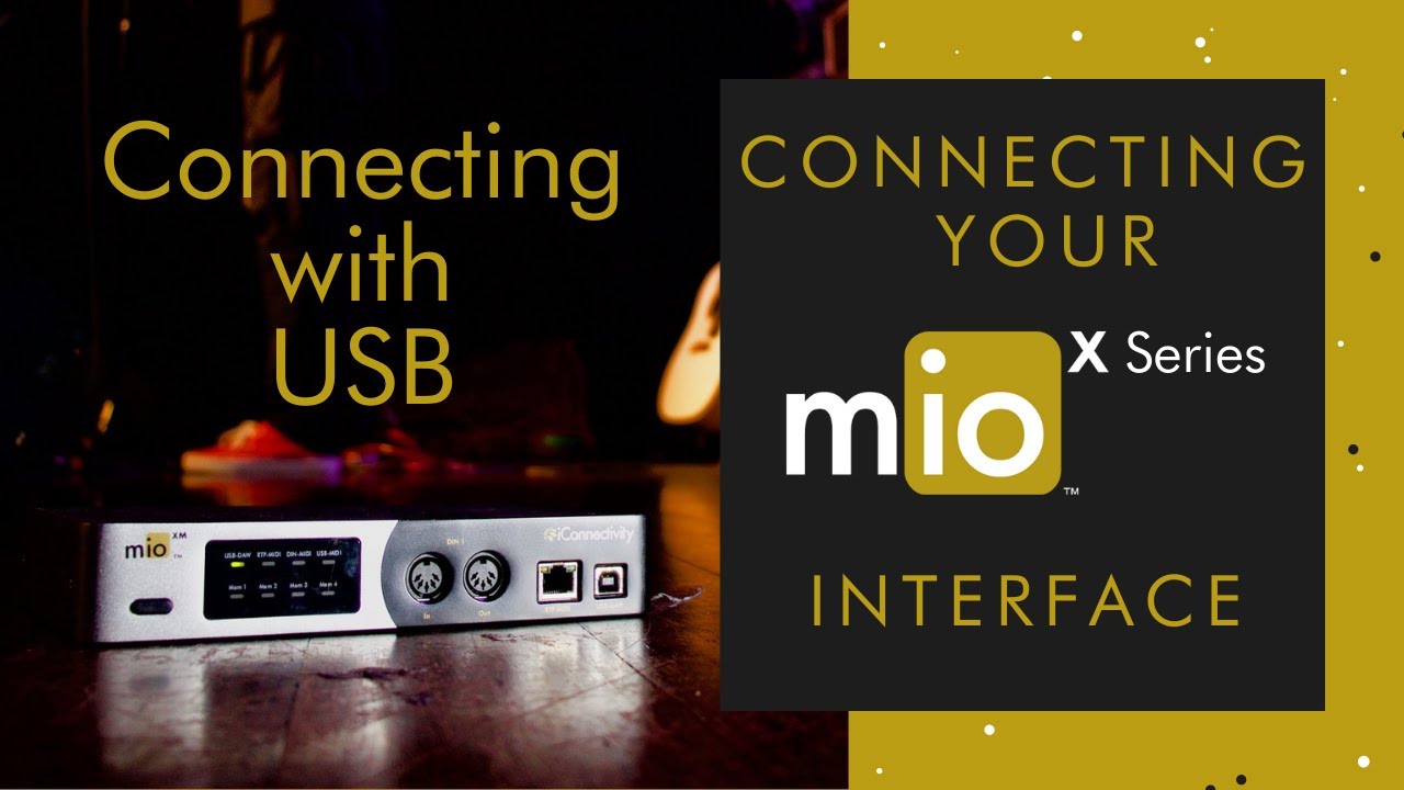 Making MIDI Connections Over USB with mio X Series