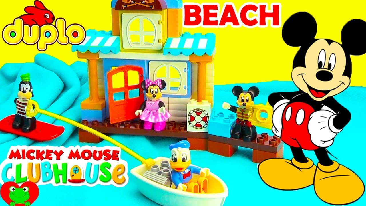 Mickey Mouse Clubhouse Friends and Minnie Mouse Lego Duplo Beach House Fun