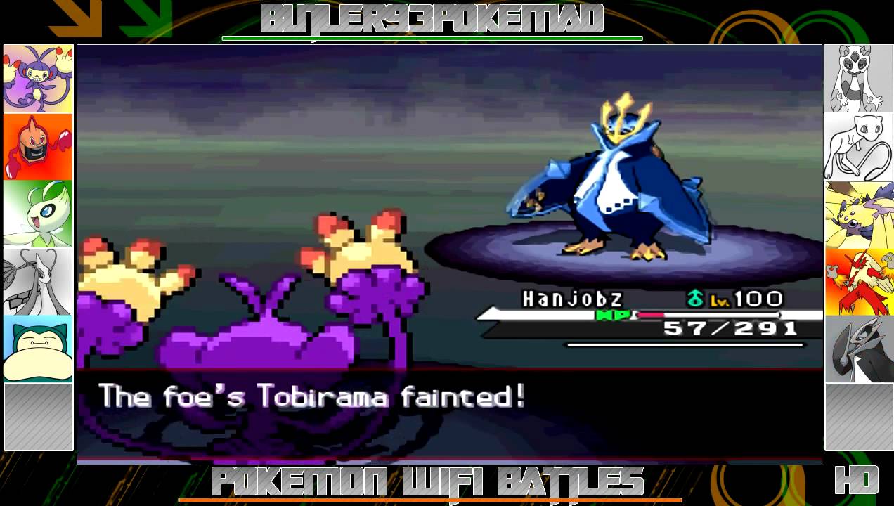 Pokemon Wifi Battle #95 - Butler93pokemad V.S KameloxYx