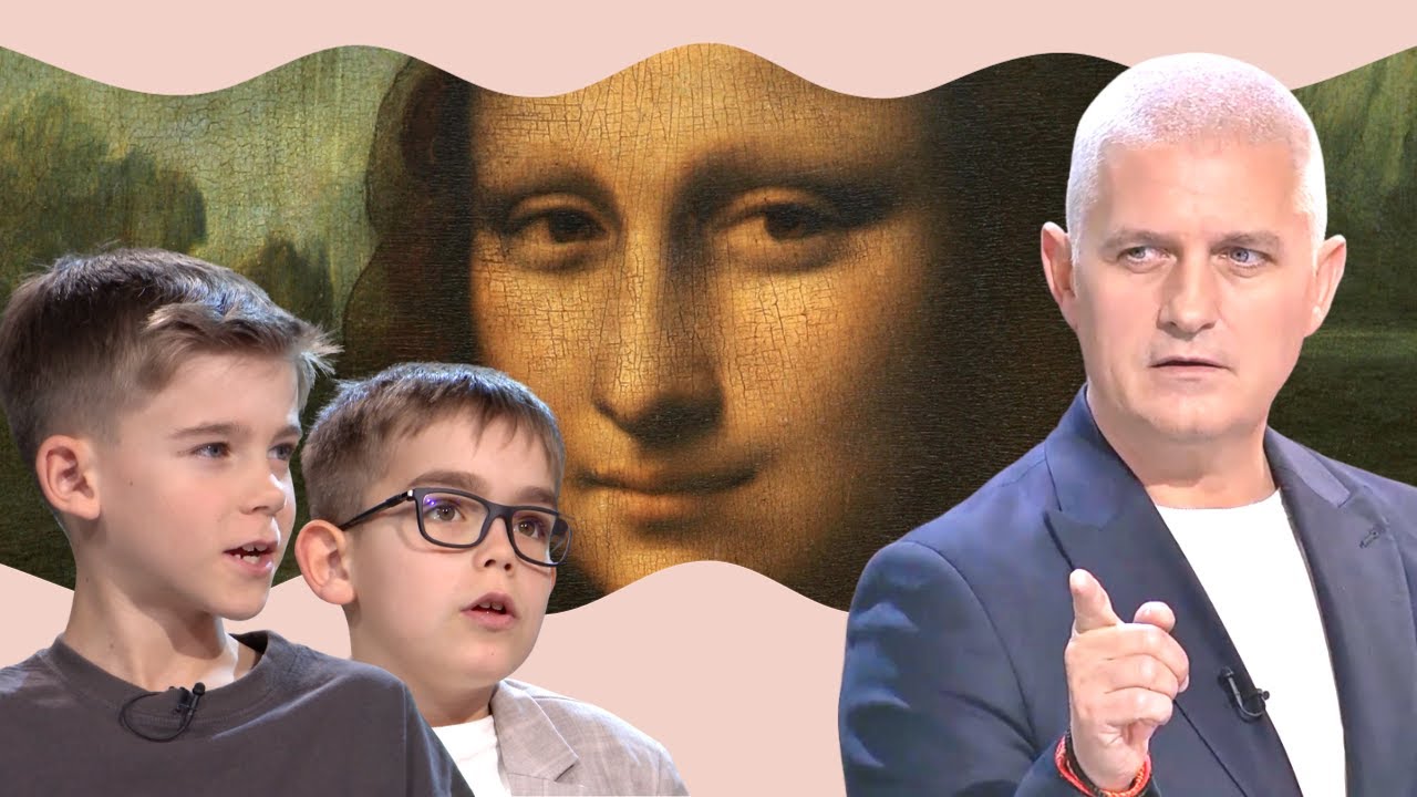 „Mona Lisa” saaau „Fata care nu știe nimic” 😂😂 Analizăm celebrul tablou, la Copiii Spun... 🖼🎨