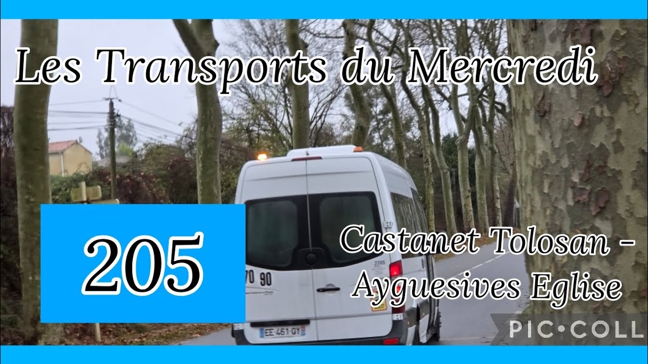 Trajet sur la Ligne 205 avec un Mercedes Tremonia Élec et c'est la 7693 ( Électrique ) 