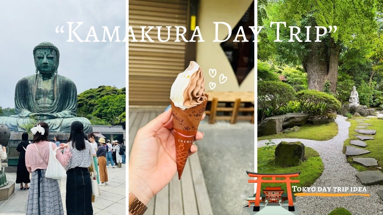 Discover Kamakura: Epic One Day trip of Temples and Yuigahama Beach | Japan Travel Vlog