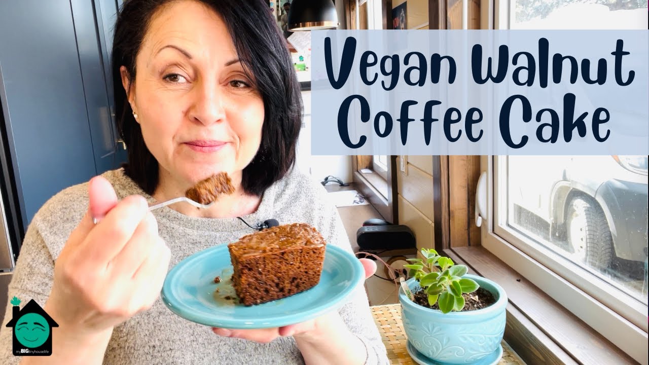 Walnut Coffee Cake: Vegan