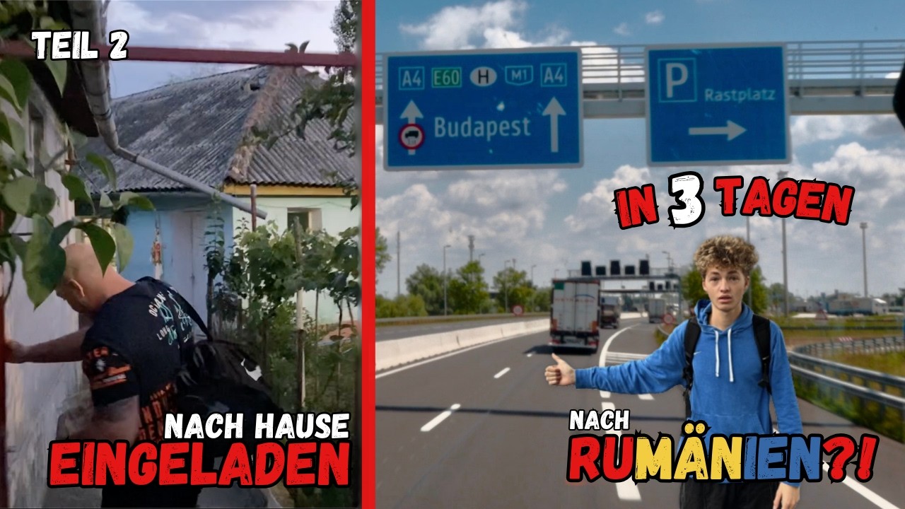 Zuhause bei einem Rumänen! I Ohne einen EINZIGEN Cent nach Rumänien I TEIL 2