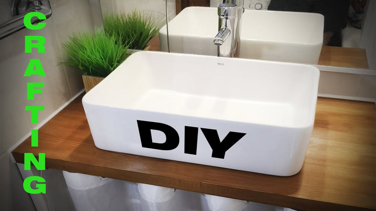 Ремонт в ванной. Тумба под раковину своими руками. DIY. Bathroom Cabinet.