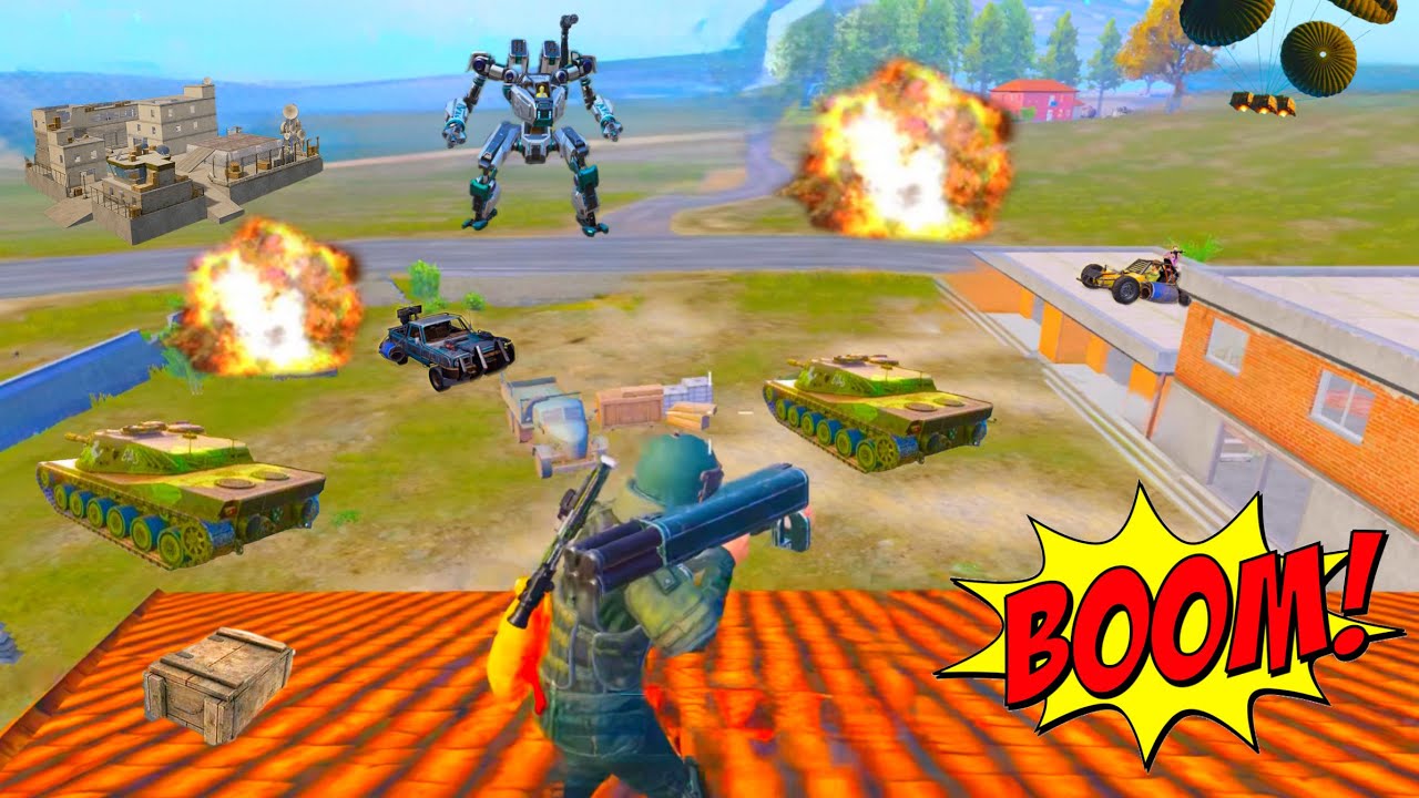 Tank & Robot Rushed Me… M202 Was Ready 😈